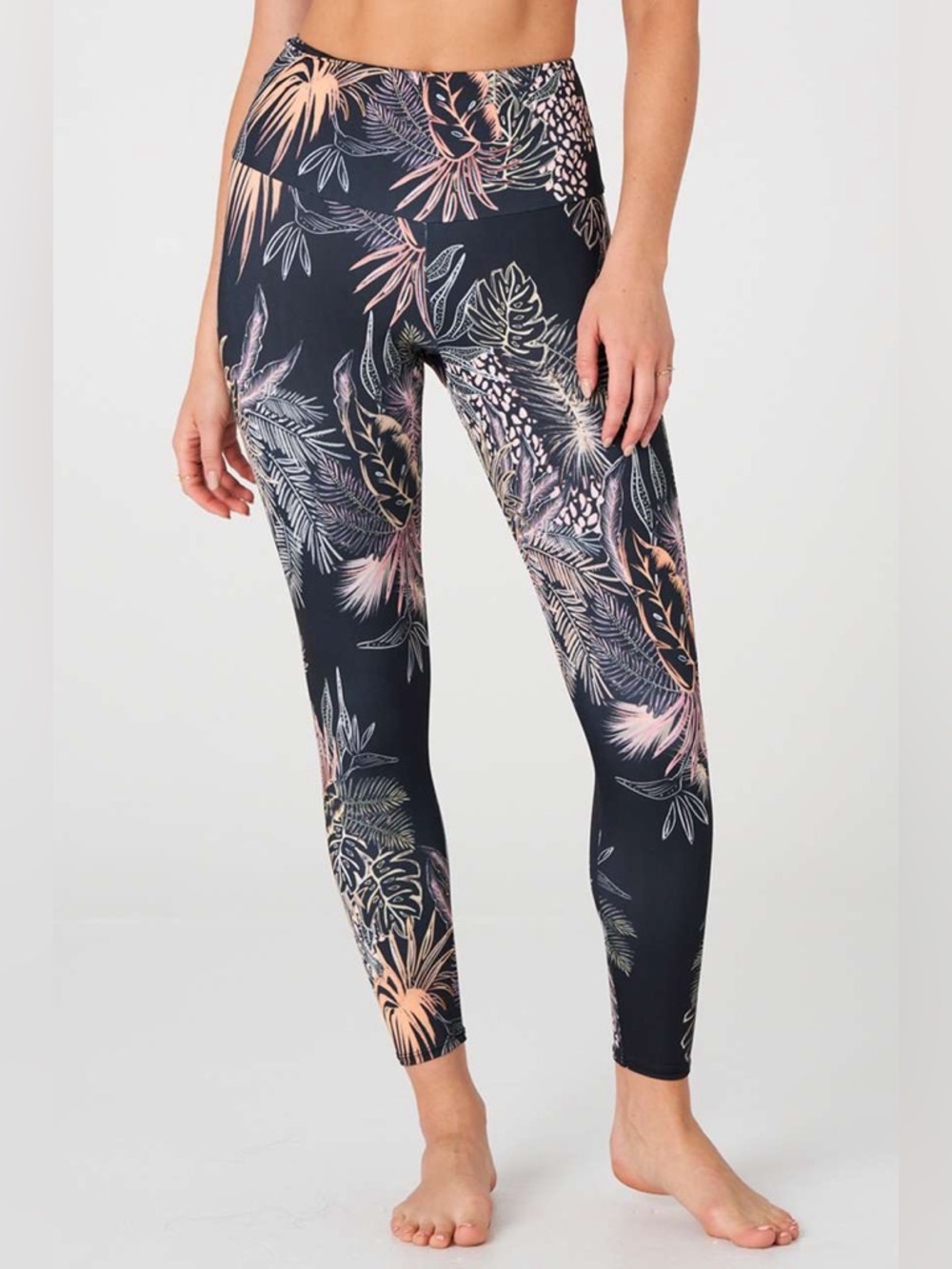 Onzie HIGH‎ RISE 7/8 Midi Yoga Leggings – Amazonia Size S/M
